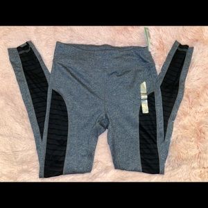 F21 NWT Grey Mesh Detail Leggings